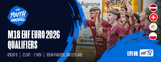M18 EHF EURO 2026 Qualifierifiers