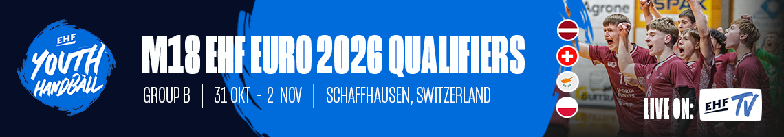 M18 EHF EURO 2026 Qualifierifiers
