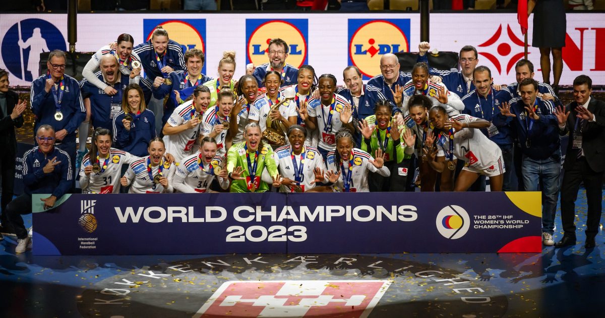 , Medal ceremony, IHF 2023 Women's World Championship - DENMARK, NORWAY, SWEDEN, Herning, Denmark, 17.12.2023, Mandatory Credit © Sasa Pahic Szabo / kolektiff