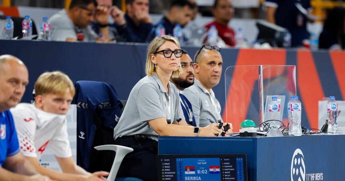 Serbia vs. Croatia, IHF Men's Youth (U18) World Championship 2025, New Administrative Capital, Egypt, 06.08.2025, Mandatory Credit © Anze Malovrh  / kolektiff