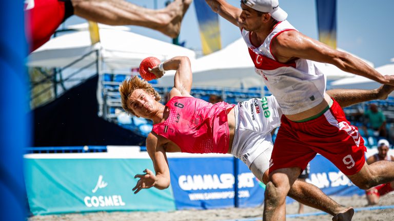 Latvia - Türkiye (Men), EHF Beach Handball Championship 2026, Zagreb, Croatia, 11.07.2026., Mandatory Credit © Uros Hocevar / kolektiff